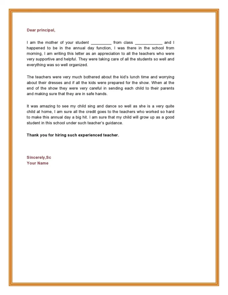 Appreciation Letter for Business 03