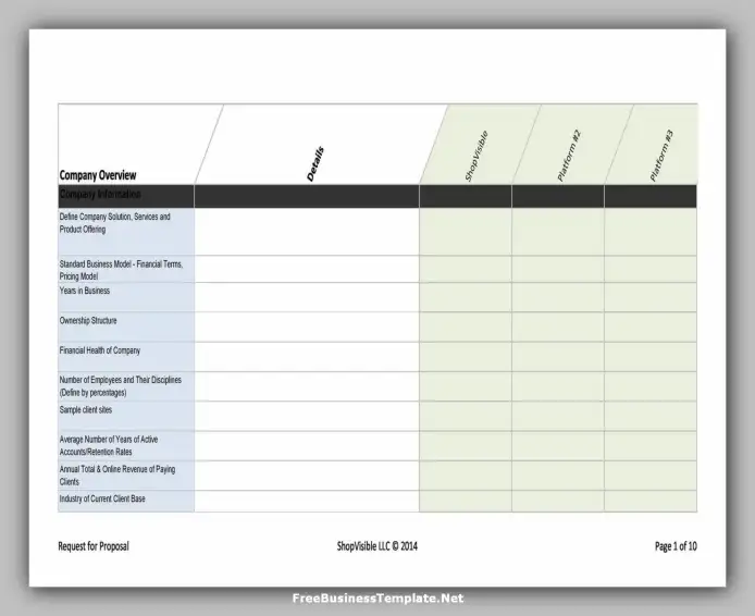 simple request for proposal example 38