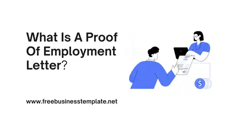 What Is A Proof Of Employment Letter