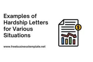 Examples of Hardship Letters for Various Situations