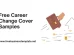 Free Career Change Cover Samples Presentation