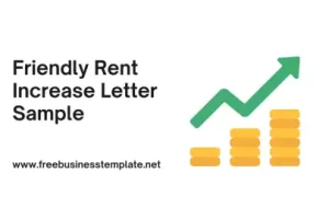 Friendly Rent Increase Letter Sample Visual Presentation