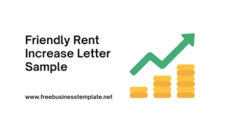 Friendly Rent Increase Letter Sample Visual Presentation