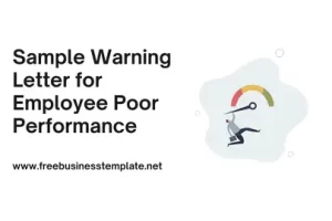 Sample Warning Letter for Employee Poor Performance Presentation