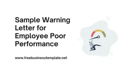 Sample Warning Letter for Employee Poor Performance Presentation