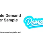 Simple Demand Letter Sample Visual Presentation