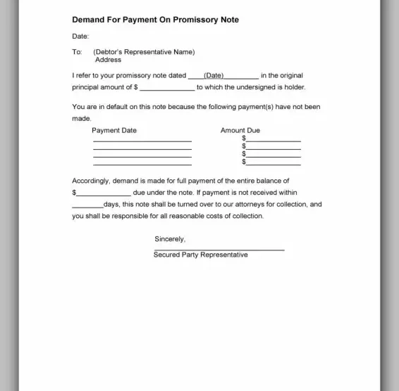 example of demand letter 16