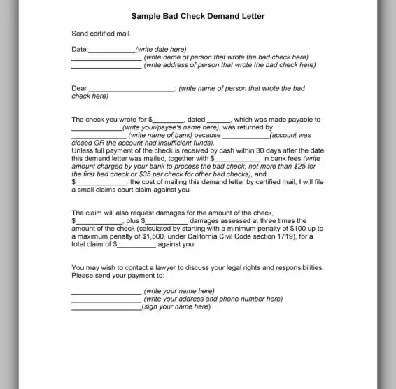 example of demand letter 18