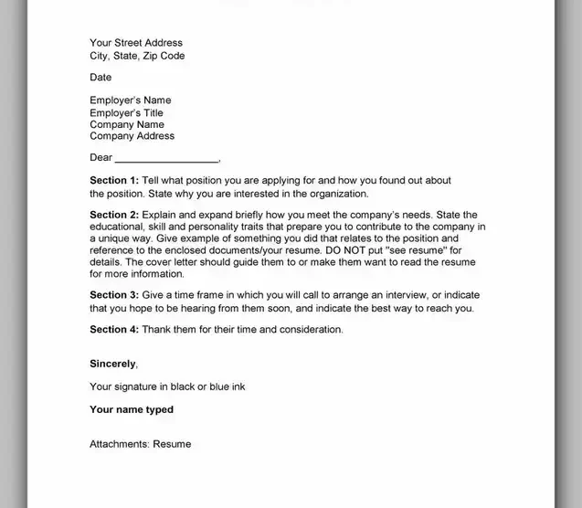 letter of Application Template Word 27