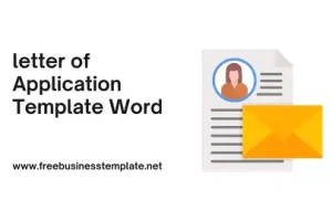 letter of Application Template Word Presentation