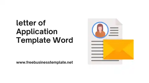 letter of Application Template Word Presentation