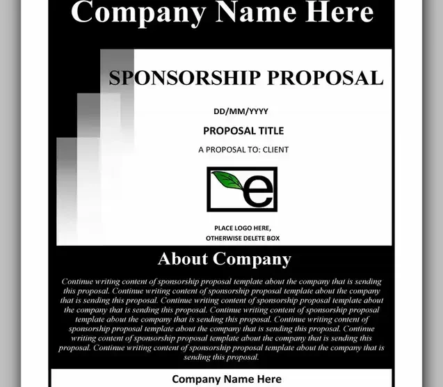 Sponsorship Letter Template For Donations 26