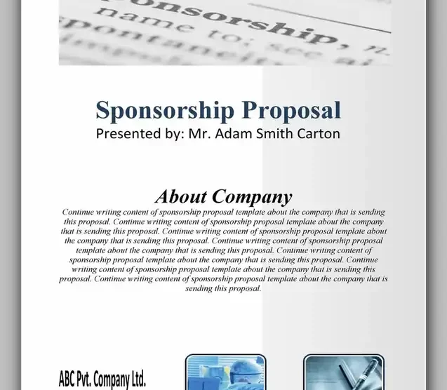 Sponsorship Letter Template For Donations 37