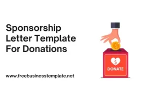 Sponsorship Letter Template For Donations Presentation