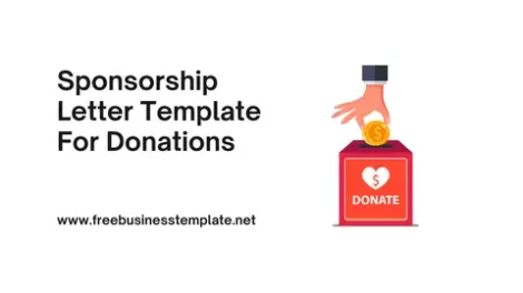 Sponsorship Letter Template For Donations Presentation