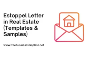 Estoppel Letter in Real Estate Visual Presentation