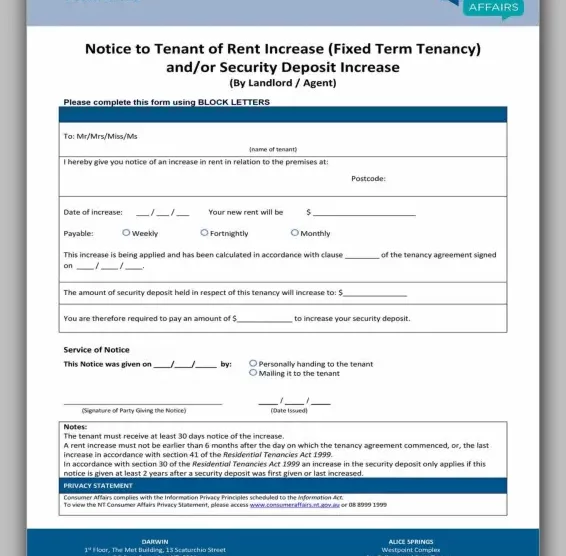 Rent Increase Notices 01